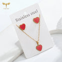 Beautiful Red Heart Jewelry