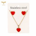 Beautiful Red Heart Jewelry