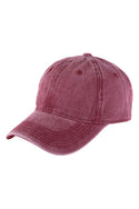 Acid Washed Baseball Cap