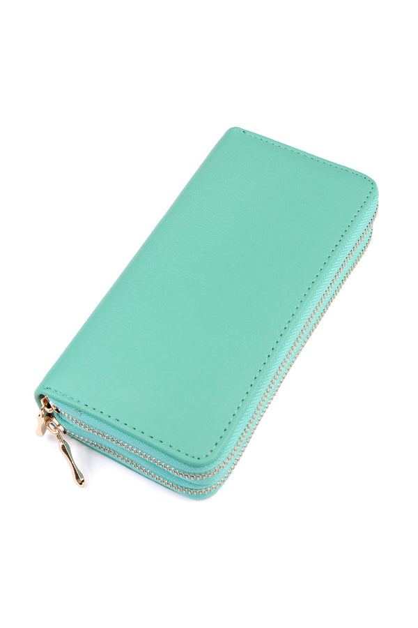 Double Zip Around Wallet