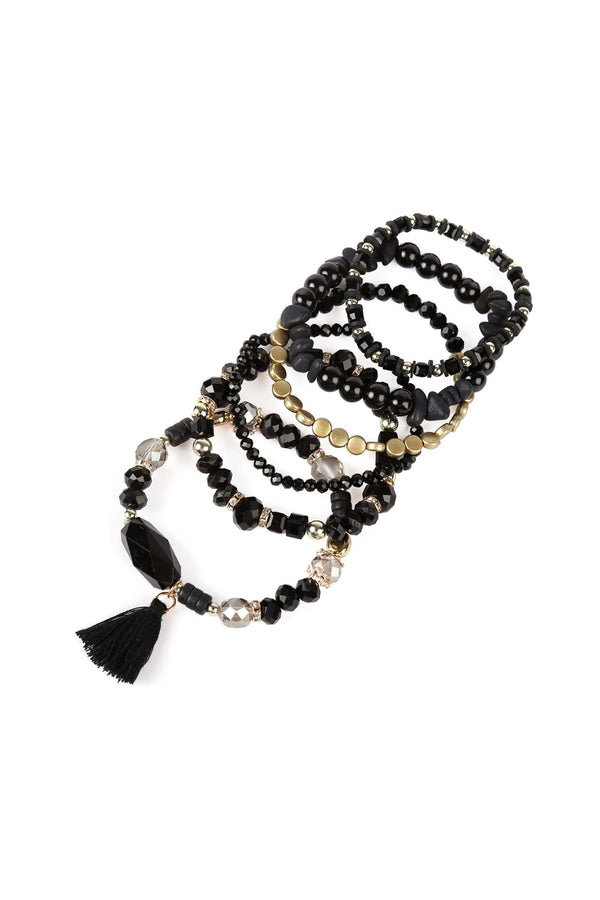 Boho Tassel Charm Bracelet