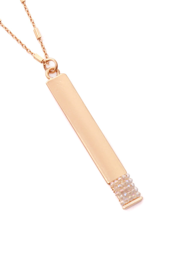 Bar Pendant Necklace