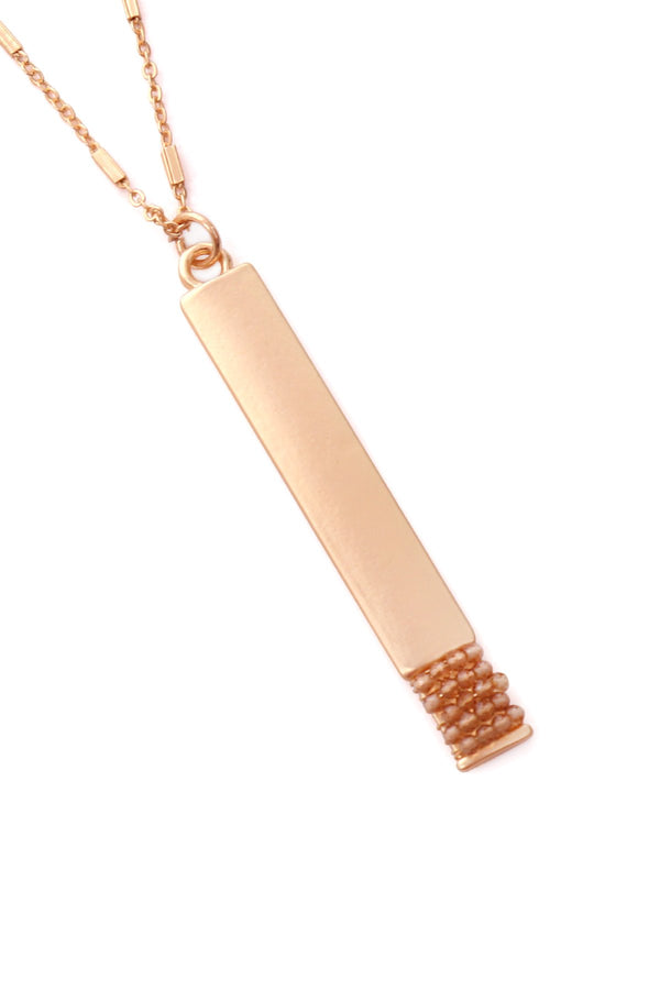 Bar Pendant Necklace