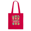 Kawaii "Plant Goals" Plant Lover's Tote Bag