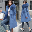 Fashion Winter Jacket Women Warm Coat Long Female Jacket Plus Size 5XL Ladies Parka Winter Coat Women Fur Collar Hooded Outwear