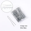 Waved U-Shaped Bobby Pin