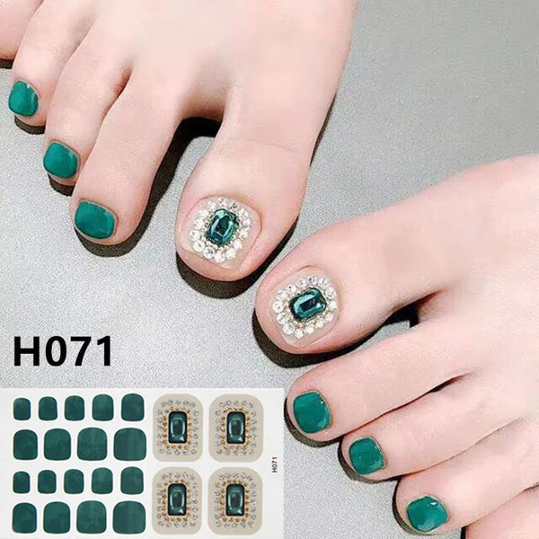 22Tips/Sheet Toenail Sticker