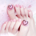 Pro Artificial Acrylic Toe False Nails