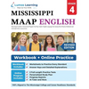 Grade 4 English Language Arts Literacy (ELA) Practice Workbook and Full-length Online Assessments: MAAP Study Guide - Paperback