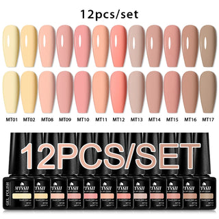 Buy zh25527 10/12pcs Spring Macaron Nail Gel Polish Set