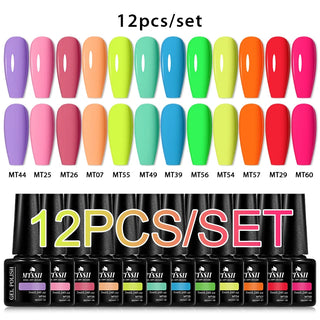 Buy zh25529 10/12pcs Spring Macaron Nail Gel Polish Set