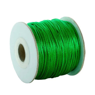 Buy green 80yards Jewelri Make Nylon Cord Satin Cord Satin Thread Macrame Cord Beading Thread Cord Jewelri Kumihimo Rattail Cord Wholesale