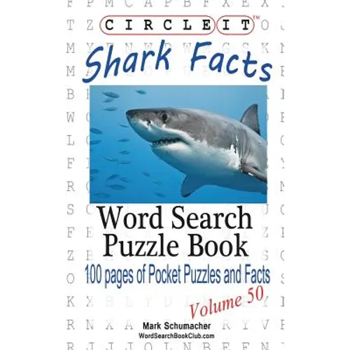 Circle It, Shark Facts, Word Search, Puzzle Book - Paperback