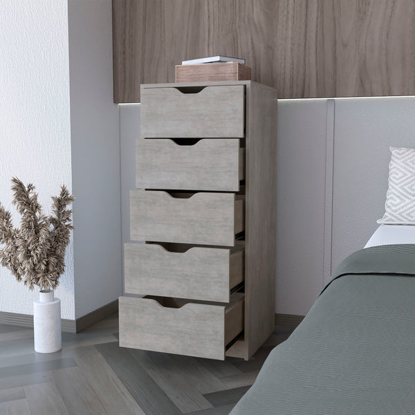 Kamran Dresser, Bedroom, Concrete Gray