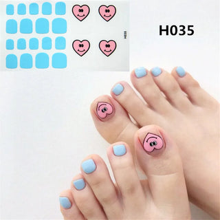 Buy h035 22Tips/Sheet Toenail Sticker