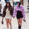 Fashion Fox Fur Winter Coats Vests