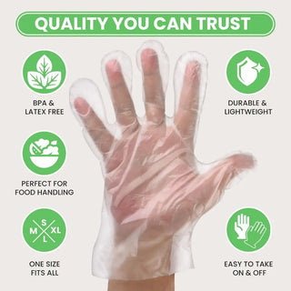 Food Grade TPE Latex Free Gloves