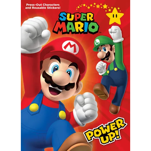 Super Mario: Power Up! (Nintendo(r)): Press-Out Characters and Reusable Stickers! - Paperback