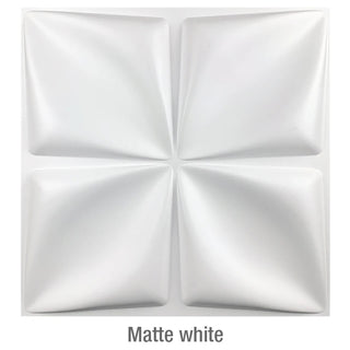 Buy s-matte-white 30x30cm  Non-Self-Adhesive 3D Wall Sticker