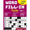 Large Print Word Fill-in Puzzles - Paperback