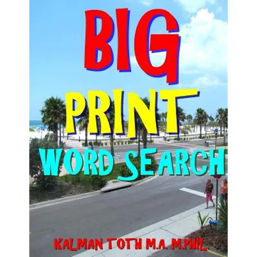 Big Print Word Search: 133 Entertaining Themed Puzzles - Paperback