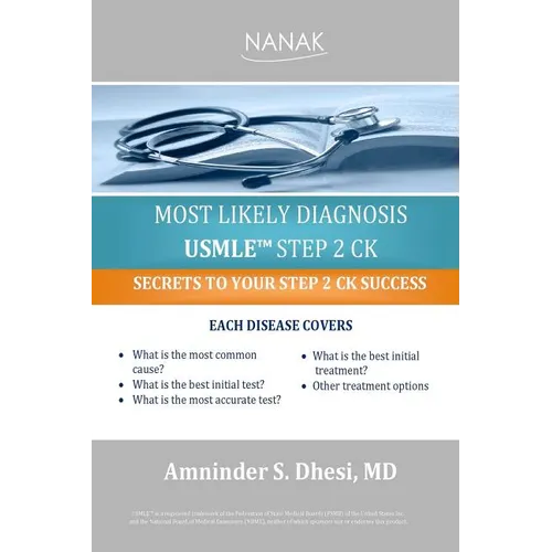 Most Likely Diagnosis USMLE Step 2 CK - Paperback