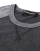 Athletic Fit Retro Contrast Raglan Tee - Charcoal
