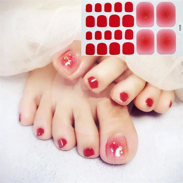 22Tips/Sheet Toenail Sticker