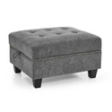 Ottoman for Modular Sectional,Grey(25.5"x31.5"x19")