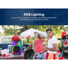 Emerson Portable Bluetooth 15" Party Speaker with Flame Lighting