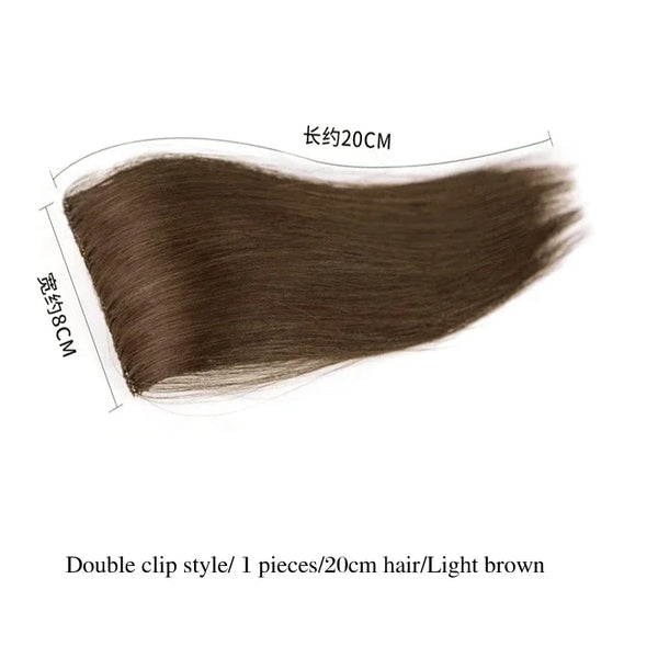 10-20cm Human Hair Invisable Seamless Hair Pad Extension