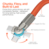 HyperGear Chunky180° 100W USB-C to USB-C Rugged Fast Charge Cable 12ft