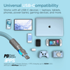 HyperGear Chunky180° 100W USB-C to USB-C Rugged Fast Charge Cable 12ft