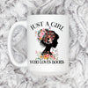 Book Lover Coffee Mug – Floral Book Mug | Ceramic, Microwave Safe Gift