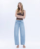 Brylee High Rise Crop Barrel Jean