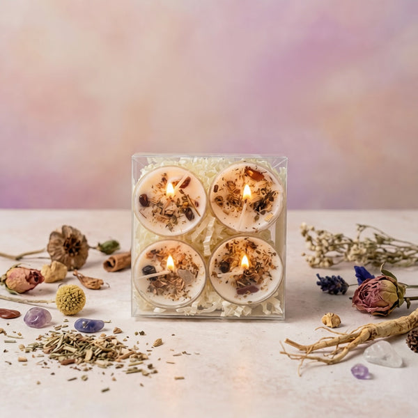 Gaia Goddess Tealight Candle Set