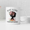 Book Lover Coffee Mug – Floral Book Mug | Ceramic, Microwave Safe Gift