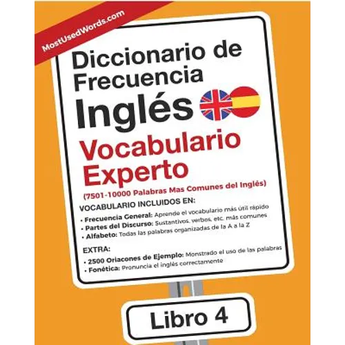 Diccionario de Frecuencia - Inglés - Vocabulario Experto: 7501-10000 Palabras Mas Comunes del Ingles - Paperback