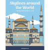 Skylines around the World Coloring Book for Kids 4, 5 & 6 - Paperback
