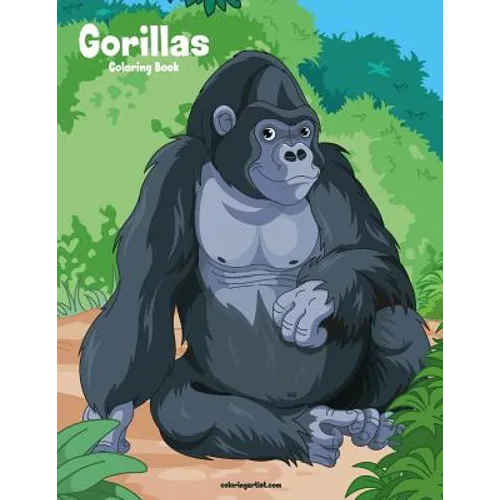 Gorillas Coloring Book 1 - Paperback