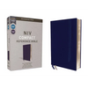 Niv, Reference Bible, Compact, Leathersoft, Blue, Red Letter, Comfort Print - Imitation Leather