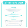 16-Piece Glass Food Storage Containers with Lids – Durable Set
