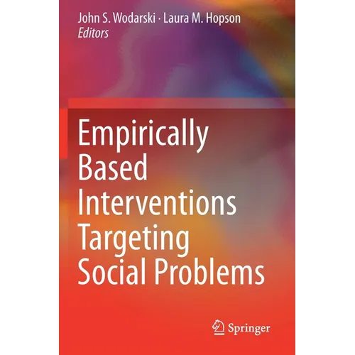Empirically Based Interventions Targeting Social Problems - Paperback