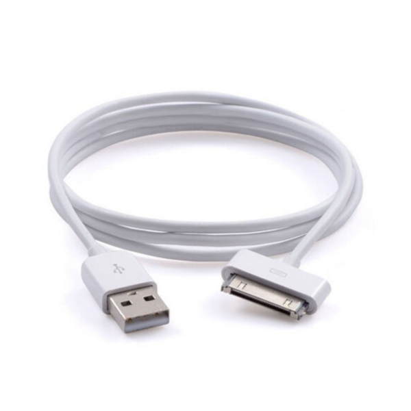 2x 6ft 30-Pin USB Charger Data Sync Cable Cord for iPhone 3g/4/4s iPad 2 iPod Nano1-6