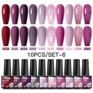 Buy zh20019 10/12pcs Spring Macaron Nail Gel Polish Set