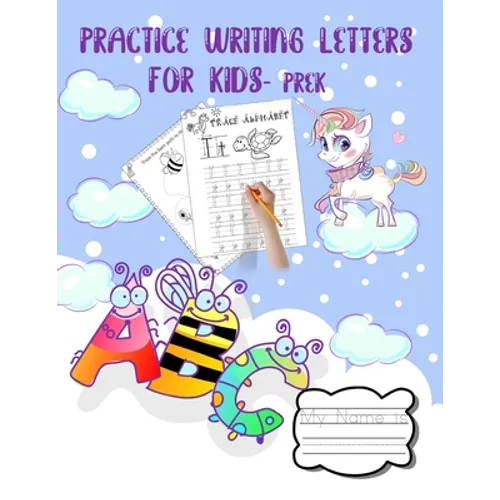 Practice Writing Letters for Kids Prek: Shapes, and letter tracing books for kids ages 3-5. Over 115 pages. learning to write for preschoolers from ea - Paperback