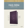 KJV Large Print Thinline Reference Bible, Filament Enabled Edition (Red Letter, Leatherlike, Floral/Purple) - Imitation Leather
