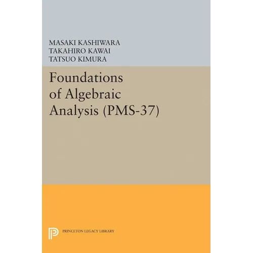 Foundations of Algebraic Analysis - Paperback