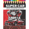 Super Car Coloring Book: Ultimate Exotic Luxury Cars Sport Designs for Kids 4-8 and Adults For All Ages - Paperback