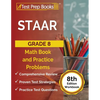 STAAR Grade 8 Math Book and Practice Problems [8th Edition Workbook] - Paperback